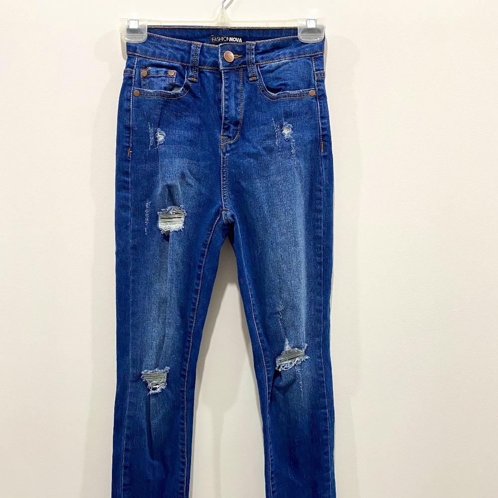 Fashion Nova high-waisted jeans